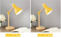 Lámpara De Escritorio Creativa Nórdica Con Cabeza Giratoria De Madera LED Protección Ocular Para Lectura Y Dormitorio - details 8