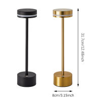 Lámpara De Mesa LED Ajustable Para Regalo Decoración De Hogar Y Camping Luz Nocturna Pequeña Con Material De Aluminio Y Batería Recargable - details 1