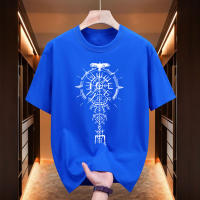 Camiseta Vintage Viking Para Hombre Primavera Verano Casual Diario Cotton Ligera Con Estampado Comoda Top Para Exterior Y Hogar - details 10