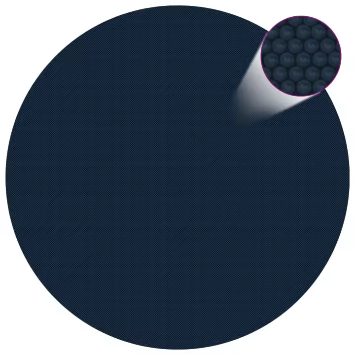 vidaXL Cubierta de Piscina Redonda PE 210 cm Toldo Protector Agua Funda Color Azul,  Negro,  Negro y azul y mas - 1