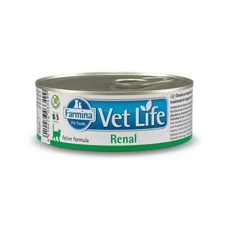 Farmina Vet Life Renal Gato Latas 12 x 85 gr - 1