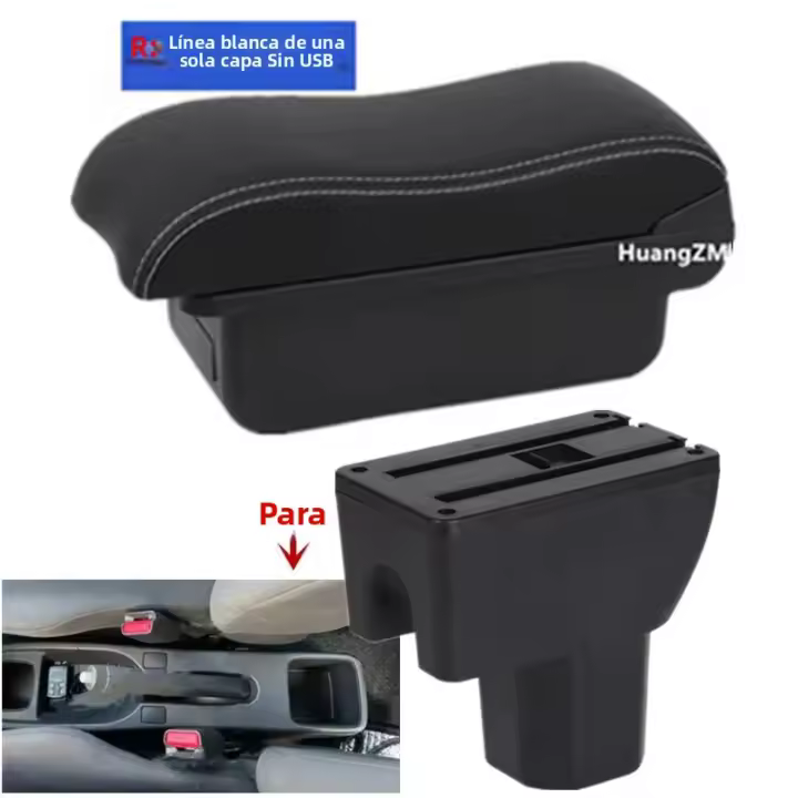Caja De Reposabrazos Para Suzuki Splash Accesorios De Coche Especiales Caja De Almacenamiento Material De Cuero / Plástico ABS Piezas Para Retrofits - 1