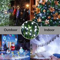 Luces Solares Para Exteriores 10M 20M 100 200 LED Impermeables Guirnalda De Hadas Para Decoración De Navidad Y Halloween - details 2
