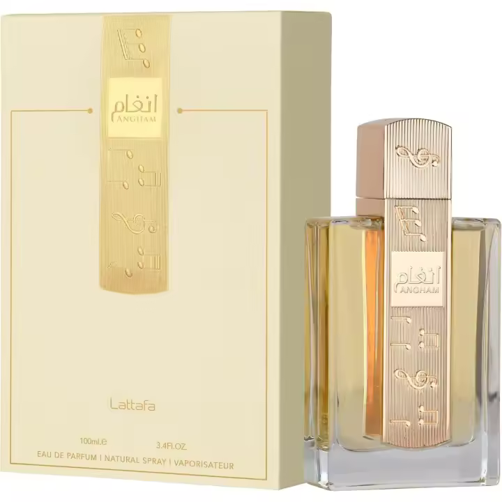 Lattafa Angham Eau de Parfum 100ml Mujer – Perfume Árabe Original, Fragancia Dulce Intensa de Larga Duración - 1