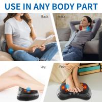 Cojín De Masaje Magnético Eléctrico Con Calentamiento Inteligente Multifuncional Para Coche Y Hogar Asiento Giratorio De Cuello Y Espalda - details 6