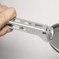 BOPORO Pinza para Ollas Anti-Quemaduras de Aleación de Aluminio - Perfecto para Camping, Barbacoa, Cocina y Picnic - details 7