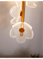 Lámpara Colgante LED Lustre Nordic Para Techo Dormitorio Niños Decoración De Habitación Cepillo De Metal Incluye Bombillas - details 11
