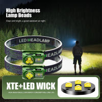 Lámpara Frontal LED Super Brillante Con Inducción Inteligente Y Luz Roja SOS Recargable Por USB Torcha Magnética Para Pesca - details 5