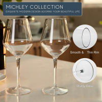 MICHLEY Juego De Vino De Plástico Tritan Indestructible 2/4/6 Piezas Para Fiesta Barra Al Aire Libre Lavable Para Bodas Cumpleaños Agradecimientos - details 3