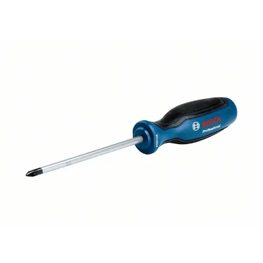 Bosch Professional - Destornillador Pozidriv (punta PZ2 x 125 mm, acero S2) Azul - 1