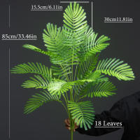 Planta Artificial De Palma Grande 88cm Con Hojas De Monstera Y Pino Falso Para Decoración De Jardín Y Fiestas En Casa - details 11