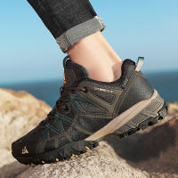 Zapatillas De Senderismo HIKEUP Para Hombre Transpirables Con Amortiguación Antideslizantes Deportivas De Montaña Exterior Zapatos De Correr Y Trekking - details 5