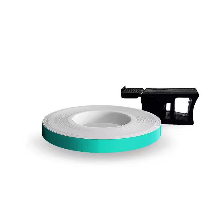 Llanta para Petronas motocicleta 7 mm x 7 Mt Verde con aplicador - 1