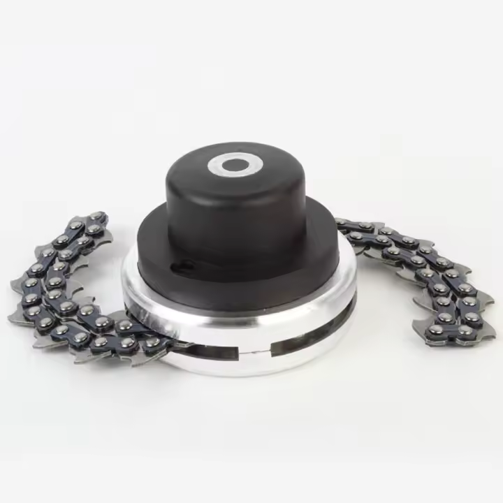 Cabezal de corte Universal con cadena, cortacésped de jardín, accesorios de herramientas para cortacésped (negro), piezas de repuesto duraderas y nuevas de alta calidad - 1
