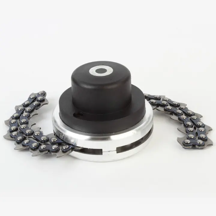 Cabezal de Corte Universal with Cadena, cortacesped de Jardín, accesorios de instrumentos para cortacesped (Negro), piezas de repuesto duraderas y nuevas de alta calidad - 1