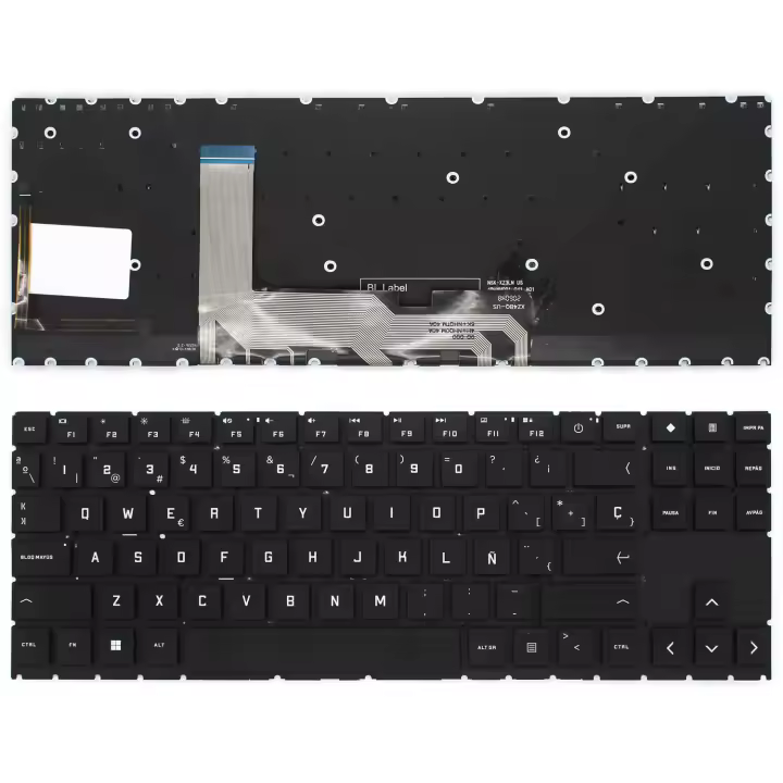 TECLADO PARA PORTÁTIL HP OMEN 15-EK 15-EC 15-EN 16-B SERIES V193446CS1 NEGRO - 1