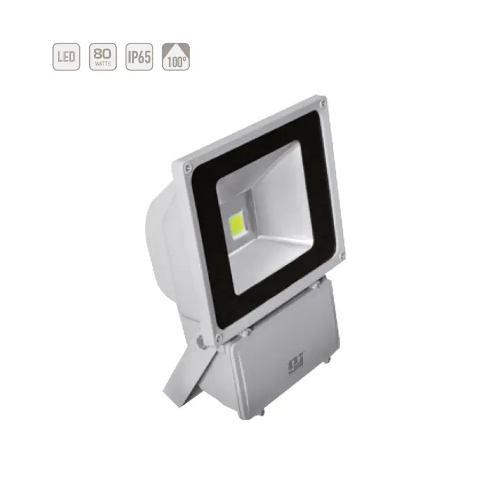 ORION91 Pack x 2 unidades Foco Proyector Industrial LED 80W 80lm/W 5320lm IP65 4000K Blanco Neutro - 1