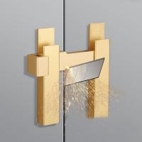 Cerradura De Aluminio Para Puerta Deslizante 180 Grados Cierre De Puerta De Valla Armario De Vino Armario De Guardarropa Cerradura De Puerta De Ventana - details 1