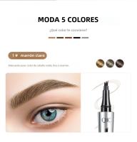 QIC 4 Puntas - Efecto Microblading Natural, Resistant to Agua 48h, Fórmula Antichanchas, Diseño Exclusive de 4 Garras para Trazo Preciso - details 5