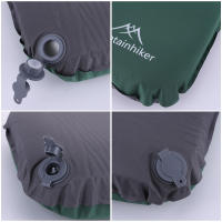 Almohada De Viaje Ergonómica Autoinflable Para Acampar Almohada De Cuello Protector Con Funda Portátil Almohada De Seda 19D TPU 30D Tejido - details 5