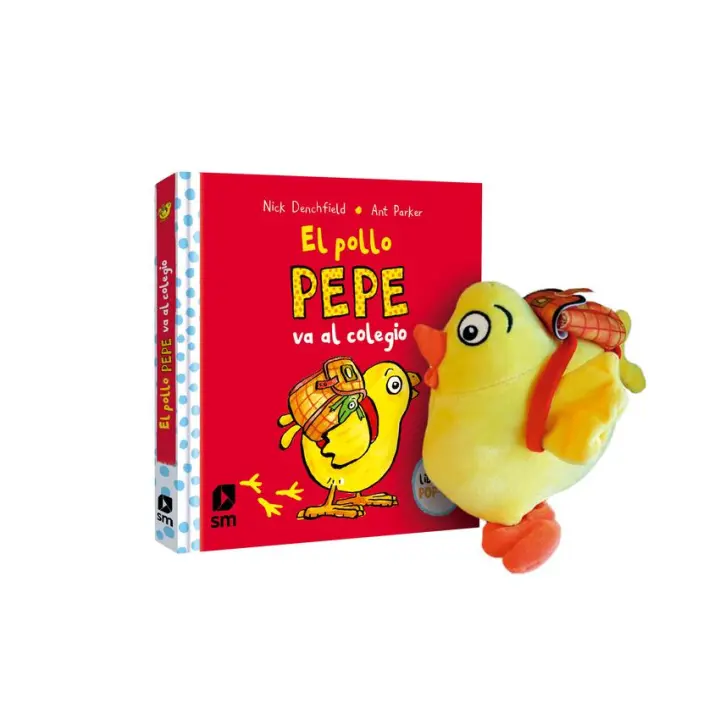 Libro Pack El pollo Pepe va al colegio con muñeco. Editorial SM Año 2025 Autor Parker, Ant ISBN 9788410550100 - 1