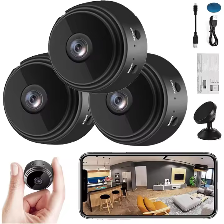 Camtrix Cámara de Seguridad Magnética Mini - 1