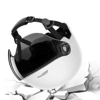 Casco De Bicicleta Para Adultos Ligero Y Cómodo Con Gafas Adecuado Para Motocicleta Vehículo Eléctrico Montaña Casco De Seguridad - details 11