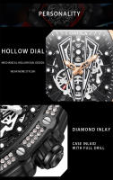 Reloj De Moda Para Hombre ONOLA Lujo Top Deportivo Impermeable Con Cuarzo Reloj De Pulsera De Aluminio Luminoso Para Hombres - details 10