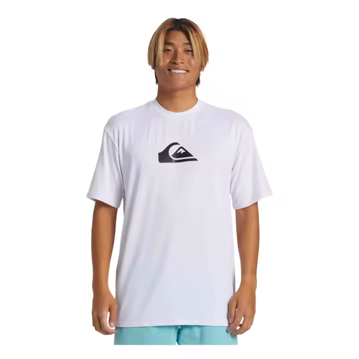 Camiseta de Manga Corta Quiksilver Everyday Surf para hombre en color blanco - 1