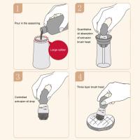 Botella De Aceite De Oliva Con Cepillo De Silicona Para Barbacoa Y Cocina Dispensador Con Rojellera Herramienta Para Hornear Y Cocinar Accesorios De Cocina - details 11