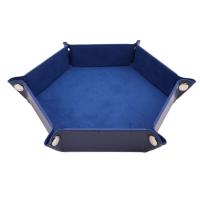 Caja De Dados Plegable En PU Cuero Hexagonal Para Juegos De Mesa RPG DnD 12 Colores Adecuada Para Juguetes De Tablero Y Juegos De Cartas - details 9