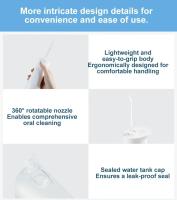 Xiaomi Mijia MEO701 Afeitadora De Dientes Eléctrica Ultrasonda Portátil Con 1400 Pulso/minuto Limpieza De Dientes Con Agua - details 11