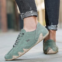 Zapatos De Cuero Para Hombre Moda Casual Comodidad Exterior Caminar Botas De Tobillo Lujo Zapatos Casuales 2023 Antideslizantes Impermeables Talla Verdadera - details 13