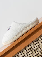 Pantuflas Para Mujer Interior Lavanda Diseño Pequeño Con Lentejuelas Suela Suave Algodón Suave Invierno Regalo Ideal - details 2