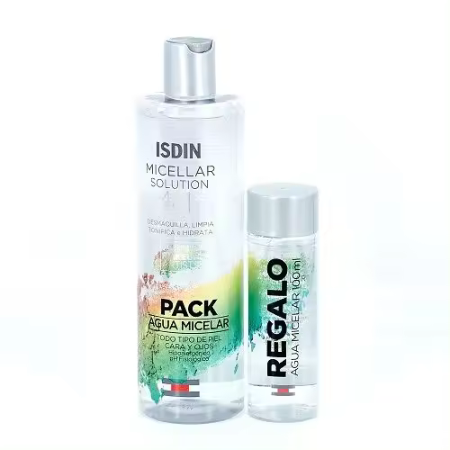 Isdin Agua Micelar (MIcellar solution) 400ml + 100ml regalo - 1