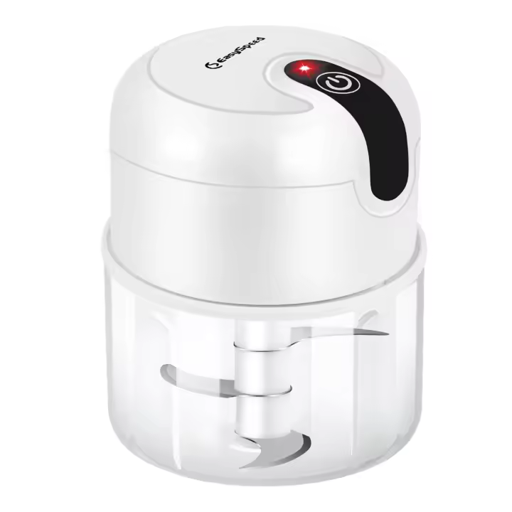 Mini Picadora Eléctrica Recargable USB EasySpeed - Mini Picador de Alimentos 250 mL - Cuchillas de Acero Inoxidable - Batidora Trituradora Portátil - Ideal para Cebolla, Ajo, Carne y Vegetales - Marca EasySpeed - 1