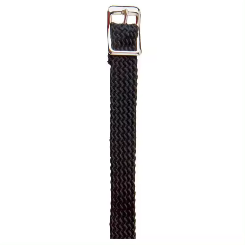 CORREA ESPUELA INGLESA HH NYLON FINA NEGRO CON HEBILLA (PAR) - 1