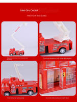 Juego De Modelos De Camiones De Incendio Y Coches Para Niños Kit De Juguete De Ingeniería Con Avión Y Tren Excavadora Regalo Para Niños - details 7