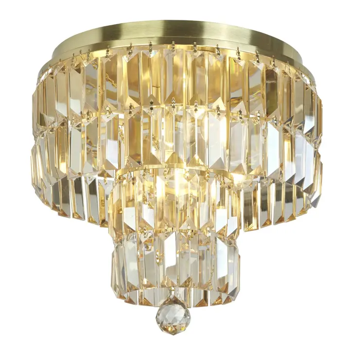 Classic Empire Luz de Techo de Maple latón Vidrio 4 Luces E14 - 1