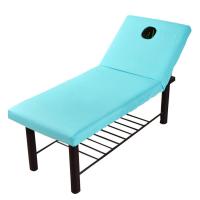 Sábana De Masaje De Color Puro Con Banda De Goma Para Cama De Belleza Universal Sábana De Terapia SPA De Poliéster/Celulosa Para Adultos - details 10