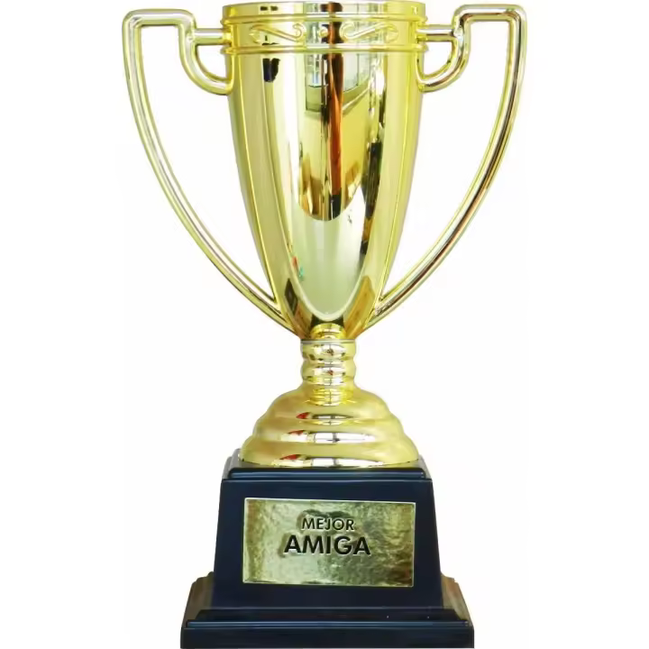 Copa trofeo decorativa 19cm para la "Mejor Amiga" - 1