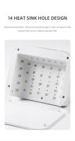 Lámpara LED Recargable Para Uñas Profesional Secador De Gel De Polvo De Póquer Sin Cable Para Manicura Con Batería Integrada Arte De Uñas - details 11
