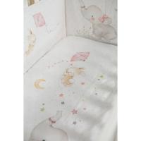 Interbaby Set 2 Piezas Desenfundables: Funda Nórdica y Chichonera - Medidas 120x60 Elefante Rosa - details 2