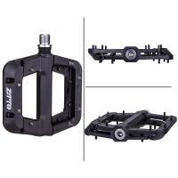Rodamientos ZTTO MTB Ultralight Pedal Plano Chester XC Rendición AM Montaña BMX Antideslizante Gran Pie DU Fundición Nylon Plástico Bicicleta - details 2
