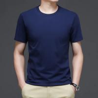 Camisa Polo De Algodón Puro Para Hombres Verano Estilo Casual Color Sólido Talla Grande Cuello En V Manga Corta Versátil - details 13