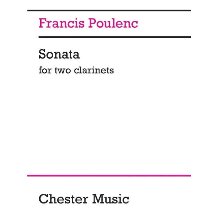 POULENC F.-Sonata para 2 Clarinetes (*) - 1
