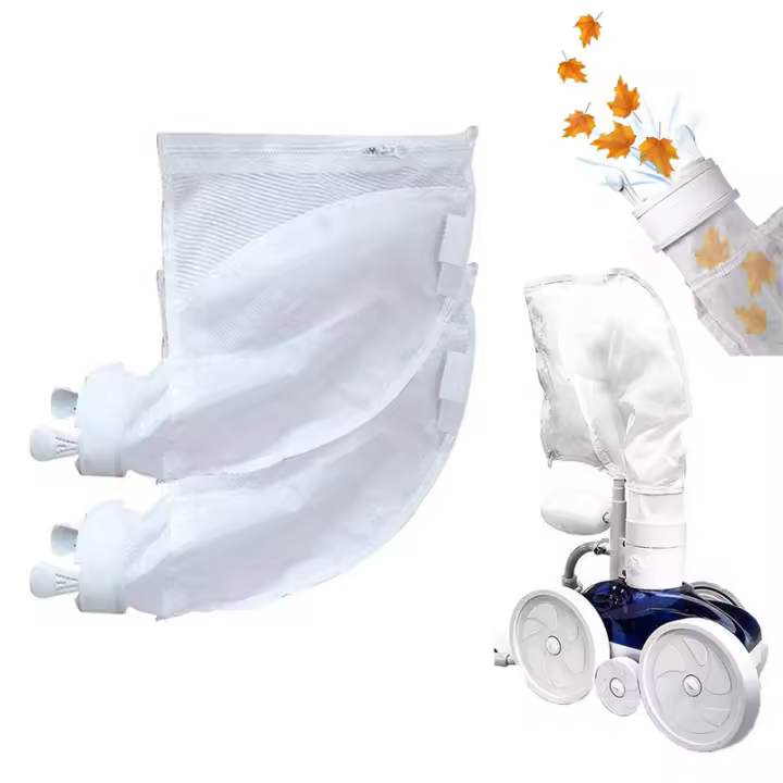ZVD Bolsas para limpiador de piscinas, bolsa para robot de piscina, bolsa de nailon de repuesto para bolsa de filtración universal Polaris 280 y 480 para bolsas de repuesto Polaris 280/480 (2 unidades) accesorio para robot de piscina - 1
