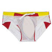 Shorts De Baño Para Hombres Sexy Estirado Talla Pequeña Traje De Baño Deportivo De Playa Verano Con Empuñadura Y Relleno Push-up Material Poliéster Spandex - details 21