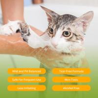 NOBLEZA Champú para Perros Gatos Piel Sensible y Atopica, Champú Cachorro y Gatito con Fragancia de Coco, Champú Perro Dermatitis y Anti olores |Sin Parabenos, Ftalatos o SLS |pH Adaptado| 250ml - details 3