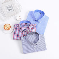 Camisa Casual Para Hombre De Algodón Oxford Con Rayas Y Bolsillo En Soltero Cuello Botón Manga Larga Ajustada Y Cómoda En Colores Variados - details 2